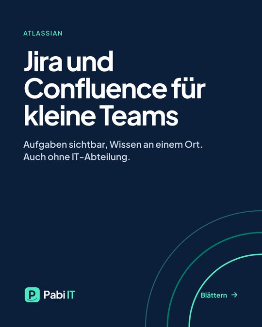 Titelseite: Jira und Confluence für kleine Teams